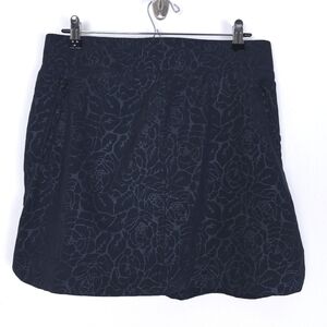 Orvis skort Floral Monochrome mesh under shorts size M